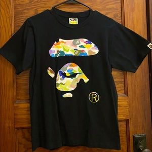 A Bathing Ape Black T Shirt
